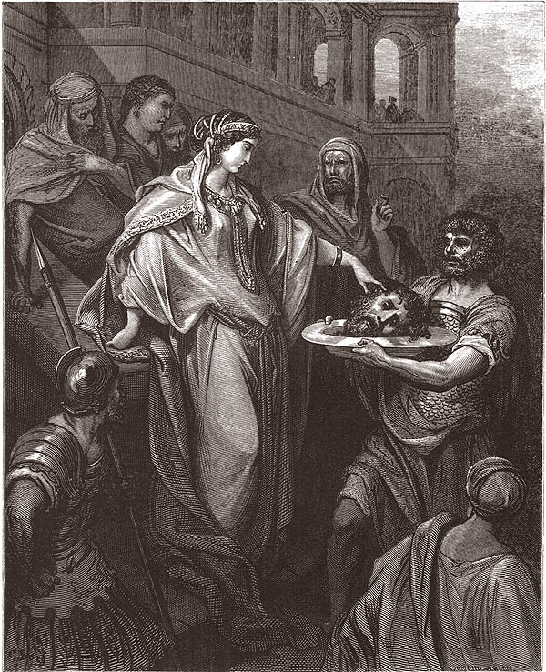 SALOME E LA TESTA DEL BATTISTA MATTEO 14,6